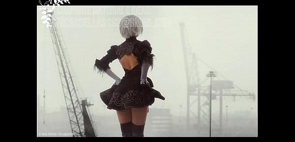  2b nier automata cosplay disharmonica